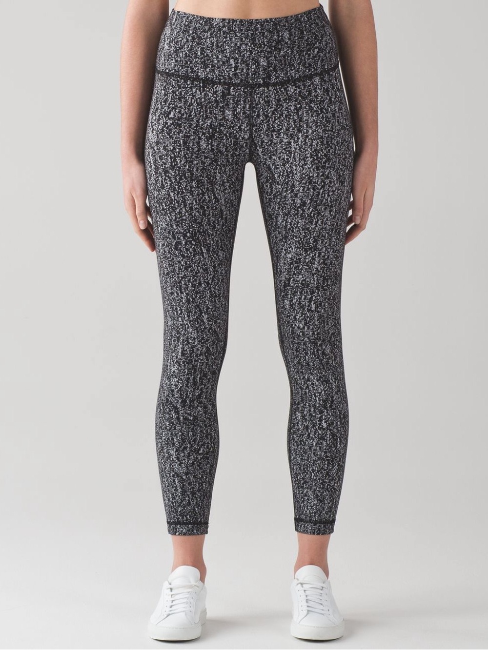 lululemon athletica High-Rise Space-Dye Leggings - Black & Gray Mix